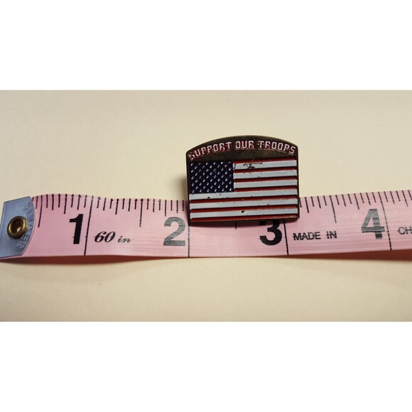 Vintage, Estate Support our Troops Lapel Pin - Picture 2 of 3